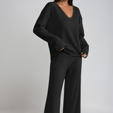 Evangeline Ribbed Knit Lounge Set