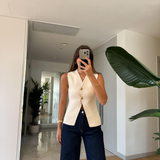 Diana Tricot Knit Waistcoat