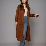 Women's Banbury Suede Trench Coat