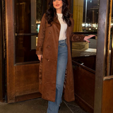 Women's Banbury Suede Trench Coat