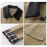 Women's Contrast Trim Button-Up Jacket