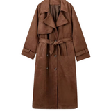 Women's Banbury Suede Trench Coat