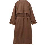 Women's Banbury Suede Trench Coat