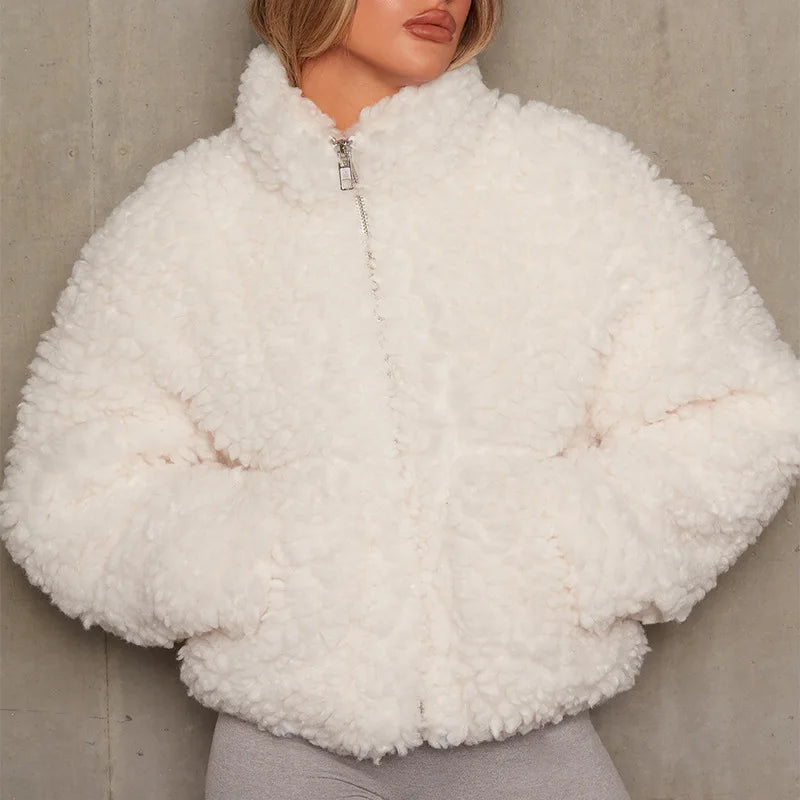 WoollyVibe Fleece Coat