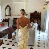 Airborne Summer Formal Maxi Dress