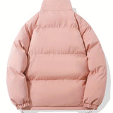 Women's Padded Winter Puffer Jacket with Hood