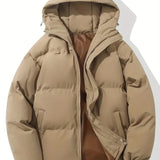 Women's Padded Winter Puffer Jacket with Hood