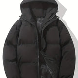 Women's Padded Winter Puffer Jacket with Hood