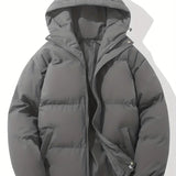 Women's Padded Winter Puffer Jacket with Hood