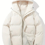 Women's Padded Winter Puffer Jacket with Hood