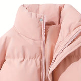 Women's Padded Winter Puffer Jacket with Hood