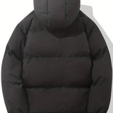 Women's Padded Winter Puffer Jacket with Hood