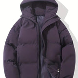 Women's Padded Winter Puffer Jacket with Hood