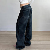 Low Waist Wide Leg Baggy Denim Jeans