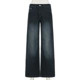 Low Waist Wide Leg Baggy Denim Jeans