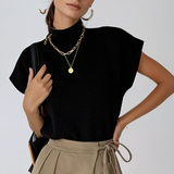 Sleeveless Knit Pullover Vest