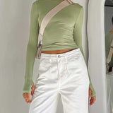 Aria Long Sleeve Stretch Top