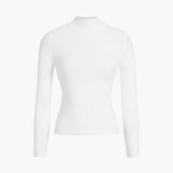 Cleo Ribbed High Neck Top