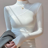 Mock Neck Long Sleeve Top
