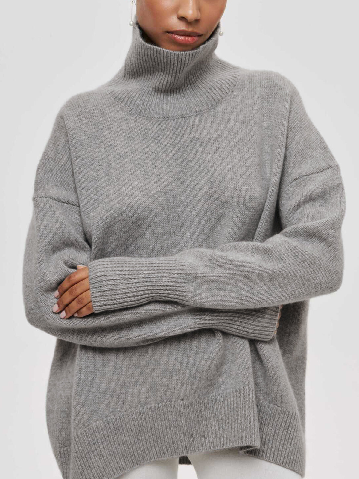 Oversized Turtleneck Sweater