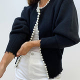 Pearl Trim Cardigan