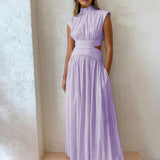 Elegant Sleeveless Formal Occasion Maxi Dress