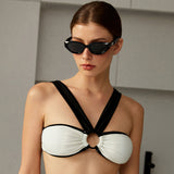 Retro Black Cat Eye Sunglasses