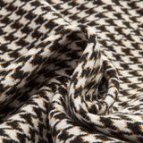 Women's Houndstooth Belted Split-Hem Blazer