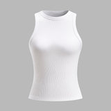 Ribbed Crop Tank Top