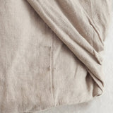 Linen Blend Crisscross Halter Crop Top