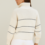 Button Collar Knit Pullover
