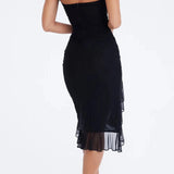 Charlotte Short Sleeve Party Midi Dress