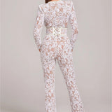 Clara Elegant Party bodysuit