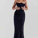 Mia Strapless Corset Maxi Dress