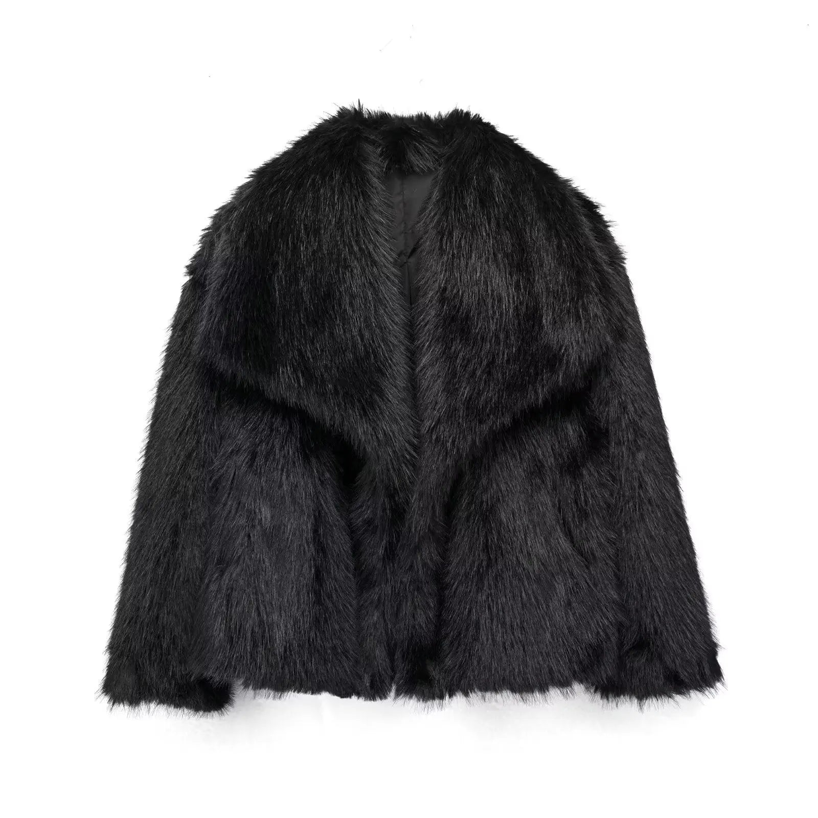 Women's Fluffy Faux Fur Jacket