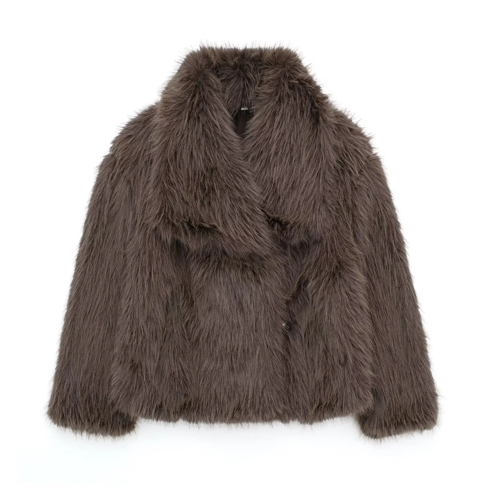 Women's Fluffy Faux Fur Jacket