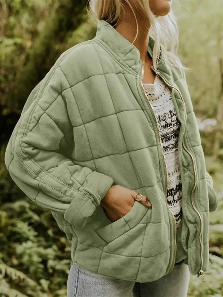 Oversized Transitional thickened women's jacket