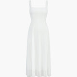 Marie Elegant A-line Summer Wedding Guest midi dress