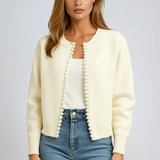 Pearl Trim Cardigan