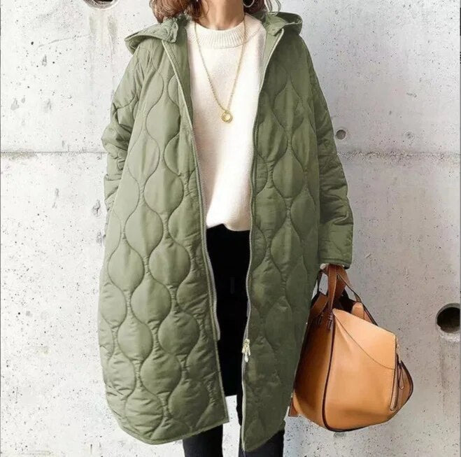 Women's Quilted Padded Oversized Jacket