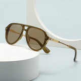 Jade Retro Aviator Sunglasses