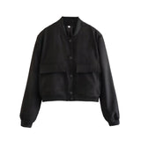 Women's Maven Cropped Bomber Jacket