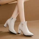 Madison Zip Ankle Boots