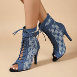Carina Fringe Lace Boots