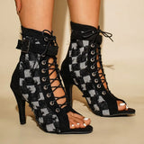 Carina Fringe Lace Boots