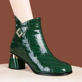 Valerine Gloss Ankle Boots