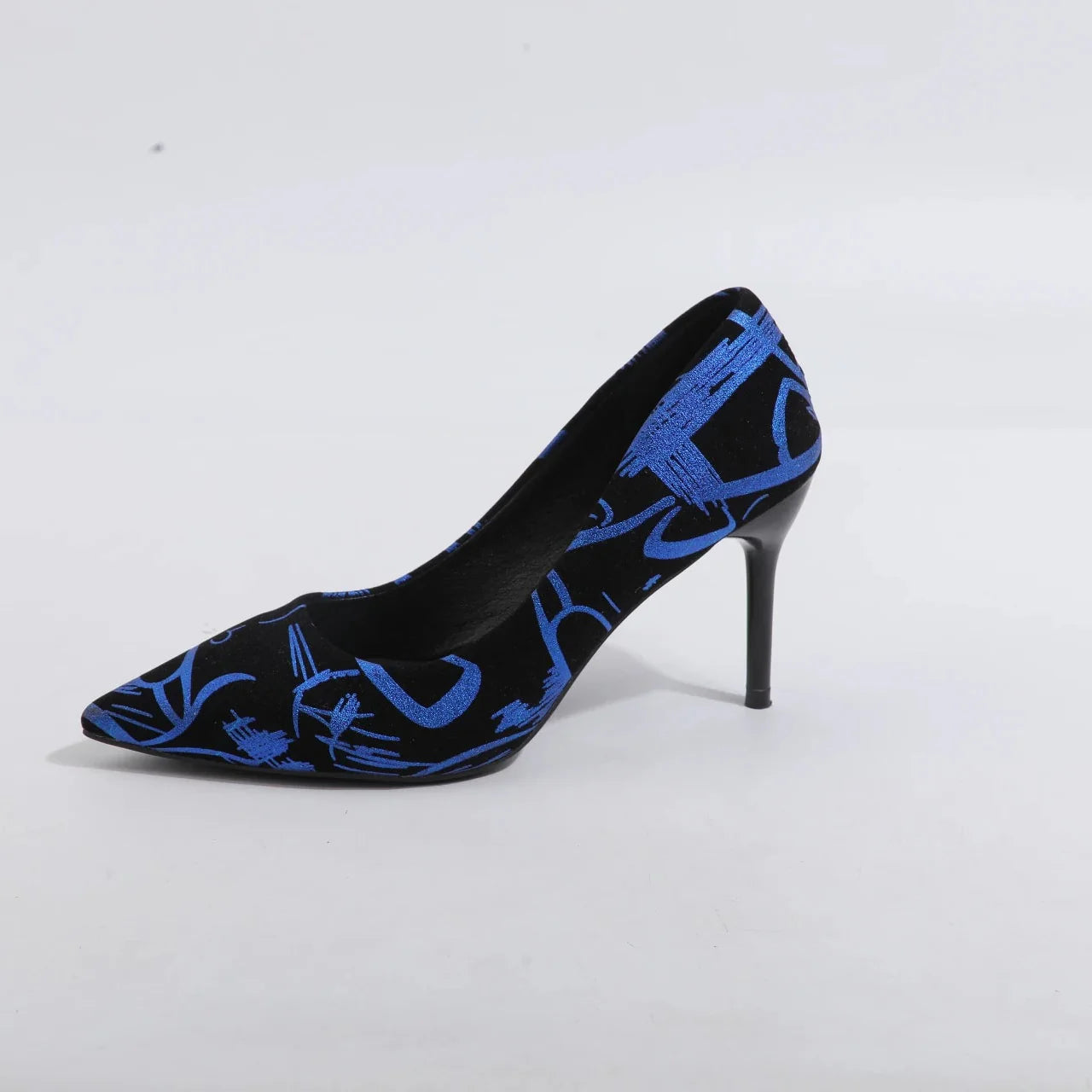 Calista Blue Ink Heels