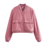 Women's Maven Cropped Bomber Jacket