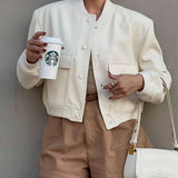 Women's Maven Cropped Bomber Jacket