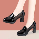 Francesca Block Heel Pumps